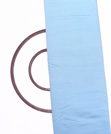 Light Blue Colour Plain Modal Silk Fabric
